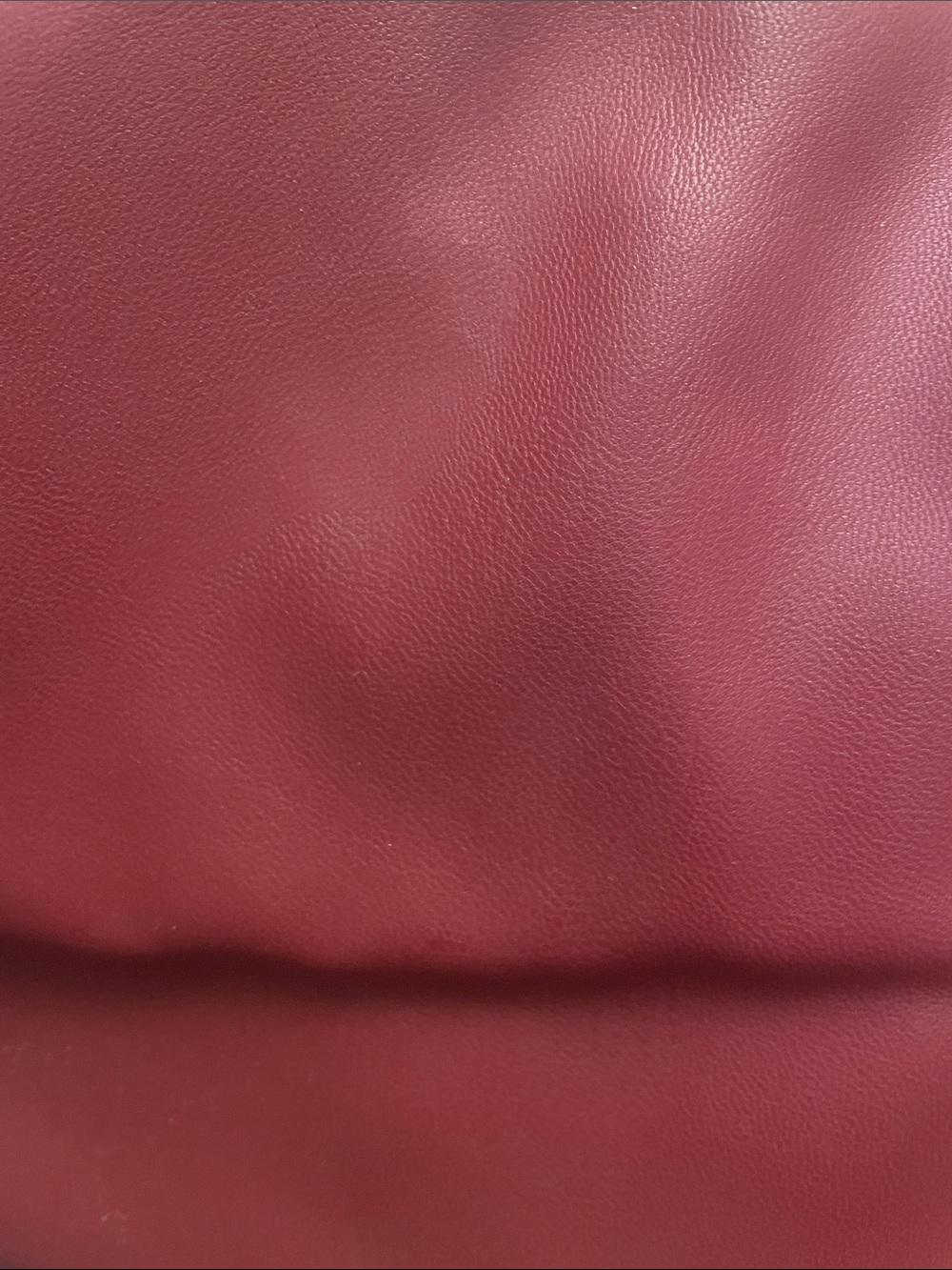 Source Unknown Burgundy Leather Shoulder Bag - Picture 10 of 10